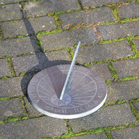 Slate Sundial, Gray, 9.75" dia.