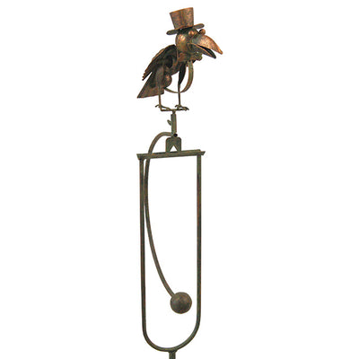 Dapper Bird Staked Steel Rocker, 54