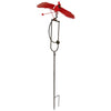 Flying Cardinal Rocker Garden Stake, 53"H