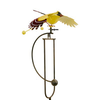 Flying Finch Rocker Garden Stake, 50"H