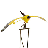 Flying Finch Rocker Garden Stake, 50"H