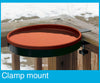 Farm Innovators 3-IN-1 Heated Bird Bath, Terra Cotta / Black