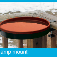 Farm Innovators 3-IN-1 Heated Bird Bath, Terra Cotta / Black