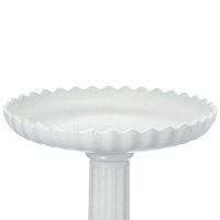 Farm Innovators Scalloped Heated Bird Bath & Pedestal