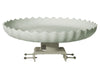 Farm Innovators Decorative Scalloped Bird Bath with Deck Mount