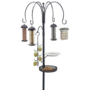 Premium Wild Bird Feeding Station Kit, Black, 7'6"