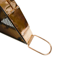 Mesh Raindrop Bird Feeder, Polished Copper