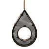 Mesh Raindrop Bird Feeder, Polished Copper