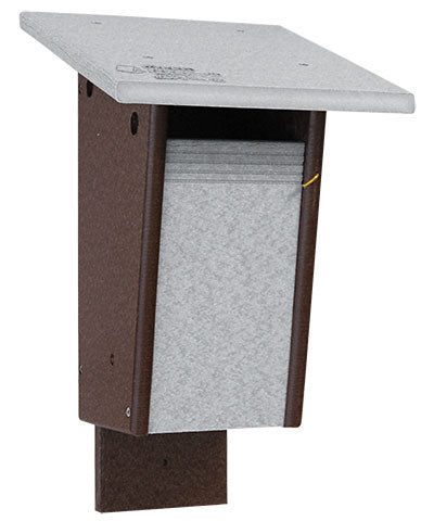 Recycled Plastic Sparrow Resistant Bluebird House - BirdHousesAndBaths.com