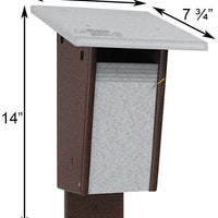 Amish Made Recycled Plastic Sparrow Resistant Bluebird House