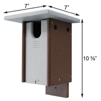 Recycled Plastic Sparrow Resistant Bluebird House