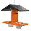 Recycled Plastic Double Oriole Feeder, Black/Orange - BirdHousesAndBaths.com