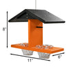 Amish Made Recycled Plastic Double Oriole Feeder