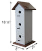 Recycled Plastic Triple Wren House, Vertical - BirdHousesAndBaths.com
