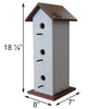 Amish Made Recycled Plastic Triple Wren House, Vertical