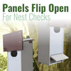 Recycled Plastic Wood Duck House, Brown and Gray