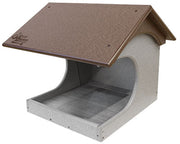 Amish Made Recycled Plastic Cardinal Platform Bird Feeder - BirdHousesAndBaths.com