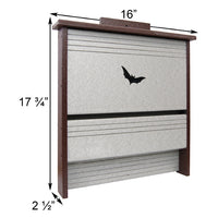 Recycled Plastic Single Cell Bat House, 20 bats