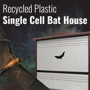 Recycled Plastic Single Cell Bat House, 20 bats
