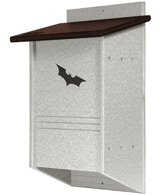 Recycled Plastic Triple Chamber Bat House, 40 bats - BirdHousesAndBaths.com