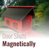 Recycled Plastic Mailbox, Black and Red