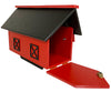 Amish Made Recycled Plastic Mailbox, Black and Red