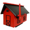 Recycled Plastic Mailbox, Black and Red