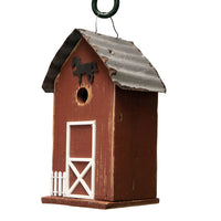 Summitville Stable Bird House, Red
