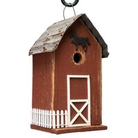 Summitville Stable Bird House, Red