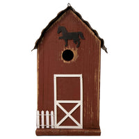Summitville Stable Bird House, Red