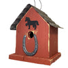 Huntington Horseshoe Bird House, Red