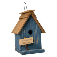 Nestle Inn Bird House, Blue