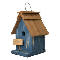 Nestle Inn Bird House, Blue