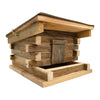 Franklin Log Cabin Feeder - BirdHousesAndBaths.com