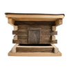 Franklin Log Cabin Feeder - BirdHousesAndBaths.com