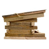 Franklin Log Cabin Feeder - BirdHousesAndBaths.com