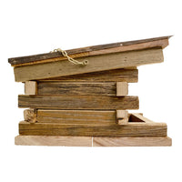 Franklin Log Cabin Feeder - BirdHousesAndBaths.com