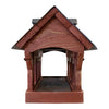 Bird In Hand Amish Willow Hill Covered Bridge Feeder, Red