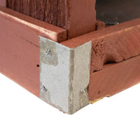 Bird In Hand Amish Willow Hill Covered Bridge Feeder, Red