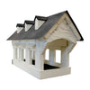 Bird In Hand Amish Willow Hill Covered Bridge Feeder, White