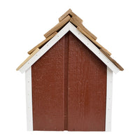 Barn Style Mailbox, Red