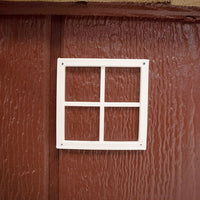 Barn Style Mailbox, Red