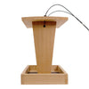 Wild Bird Lover's Cedar Hopper Feeder with Solar Light