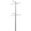 Wild Bird Lover's Aluminum Pole for 8 Gourds, 4 Over 4 - BirdHousesAndBaths.com