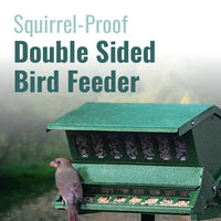 Absolute II Double Sided Bird Feeder with Pole & Hanger
