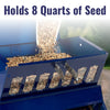 Absolute II Double Sided Squirrel Resistant Electric Blue Bird Feeder