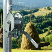 Heritage Farms Purple Martin Quad Pod Pole System, Gray, 14'