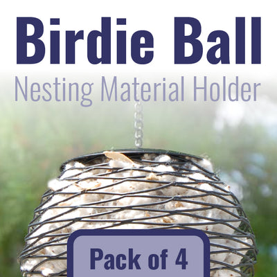 Birdie Ball Nesting Material Holders - 4 Pack