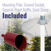 Le Grande Gazebo Bird Feeder Combo