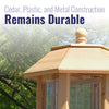 Le Grande Gazebo Bird Feeder Combo